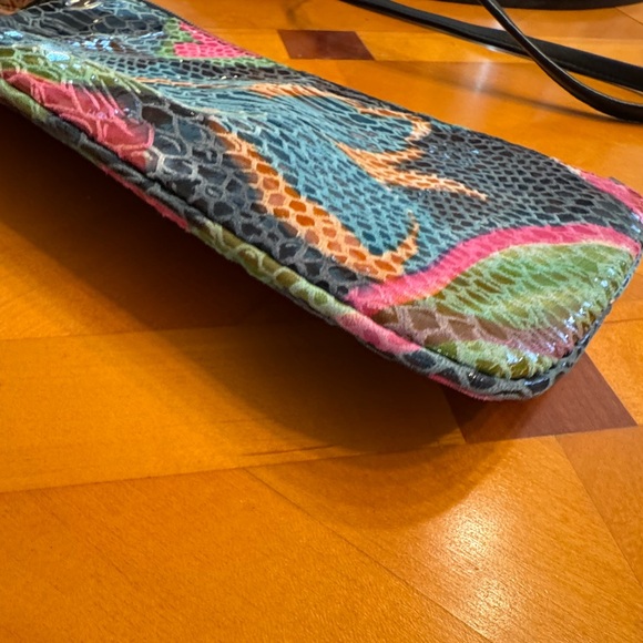 NWT $98 Hobo International Wristlet, Clutch, Zoe Tropical - Picture 7 of 8